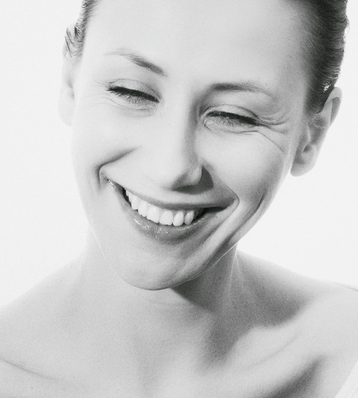 a woman smiling for the camera